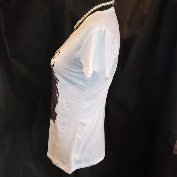 Vogue Disney Villain Maleficent White Short Sleeve - Picture 6 of 13